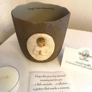 Willow Tree Candle Holder by Susan Lordi, 2008, Good Health, prayer